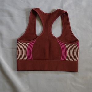 Reversible Knit Sports Bra Crop Top Size XS/S